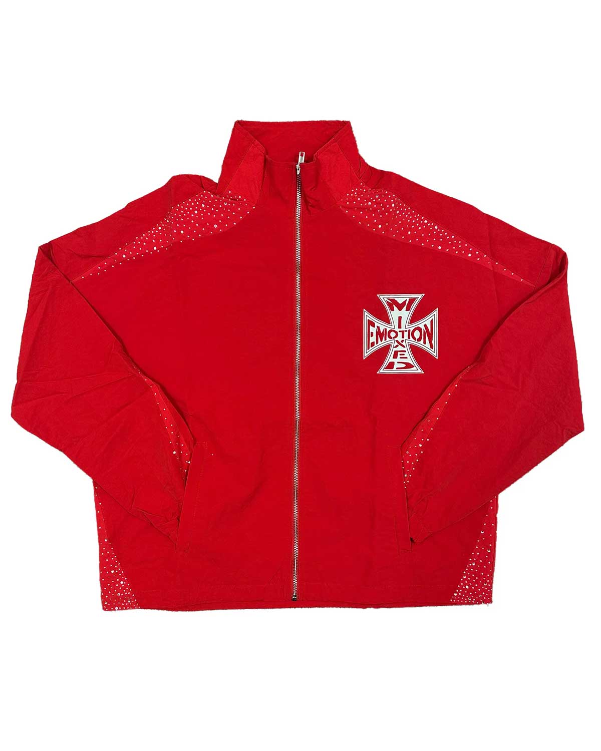 Mixed Emotions Classic Nylon Jacket Red